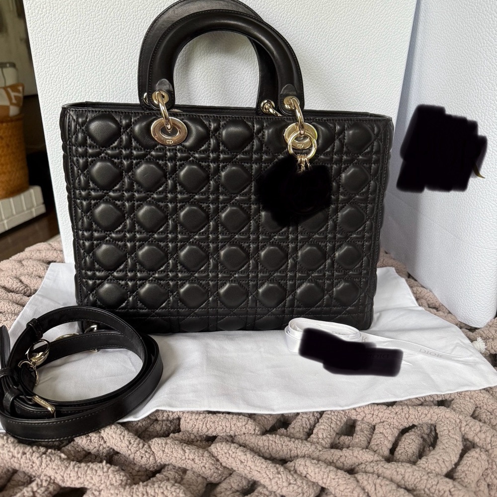 Black Quilted Handbag